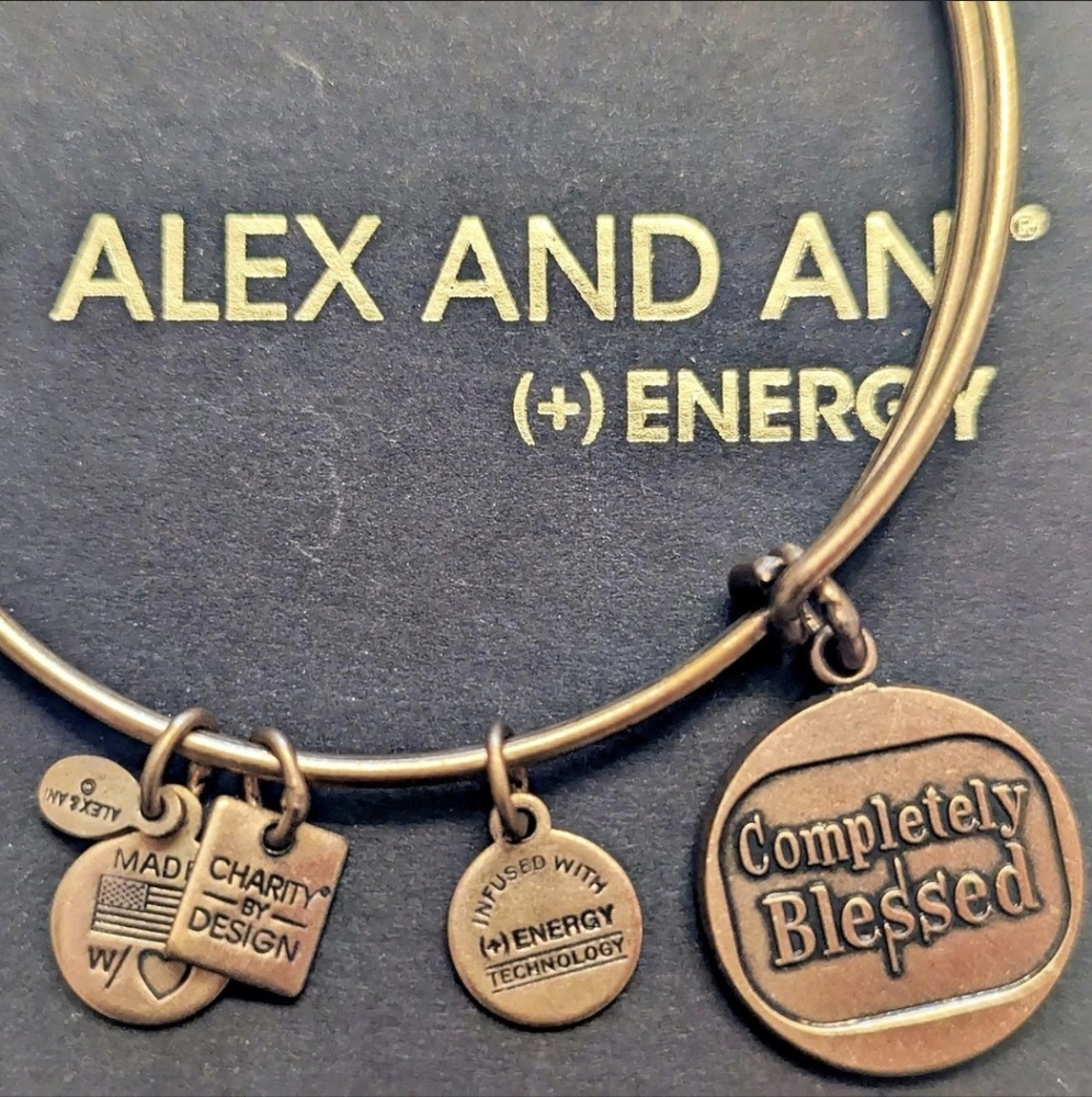 Alex and Ani Gold Energy Charm Bracelet